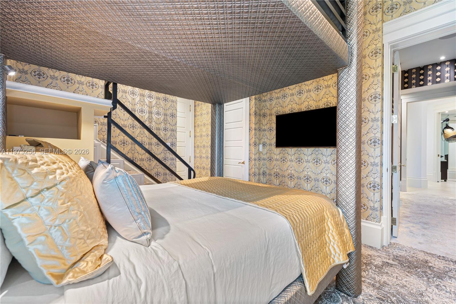 Gourmet kitchen with premium appliances and wine cooler