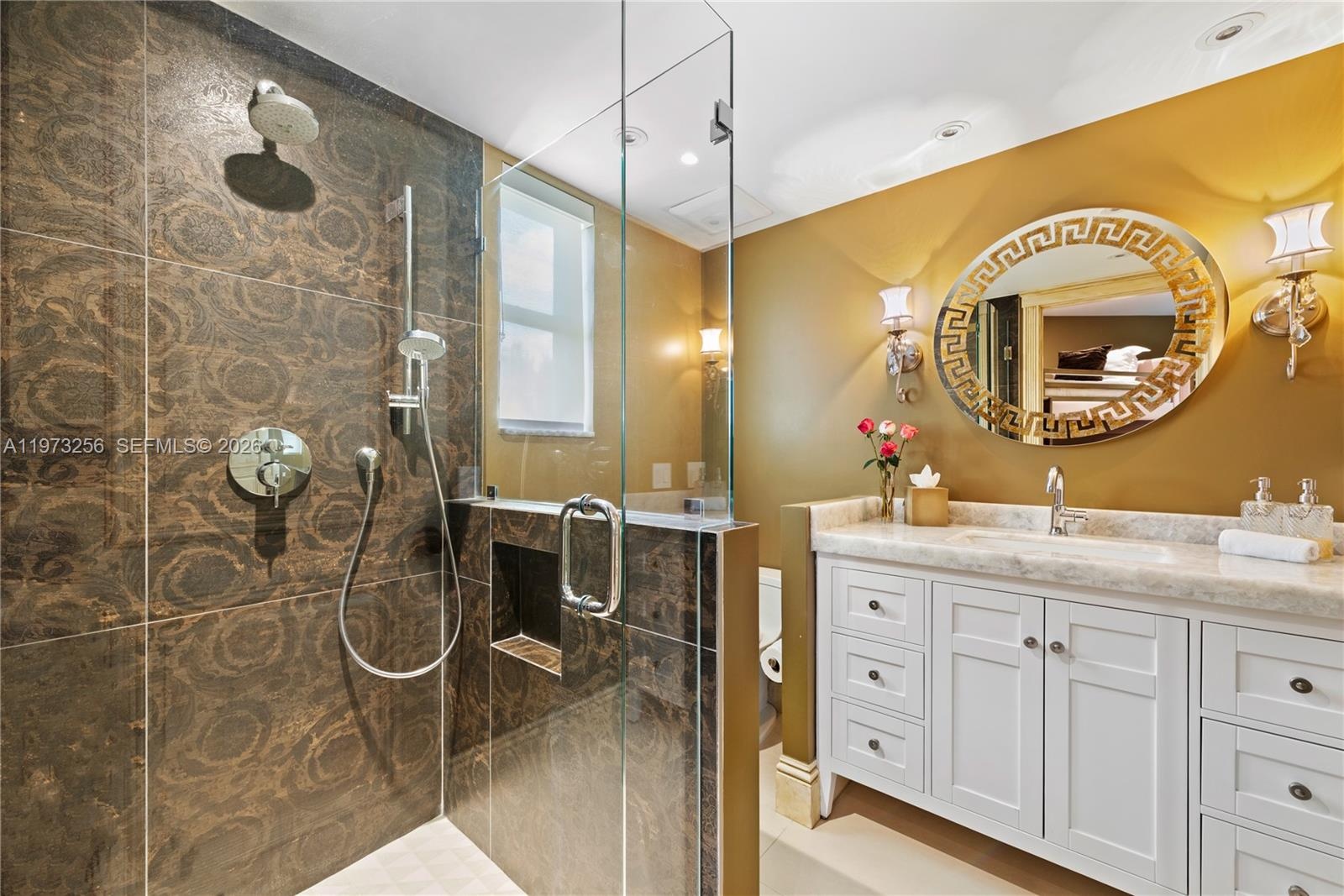 State-of-the-art home gym with ocean views