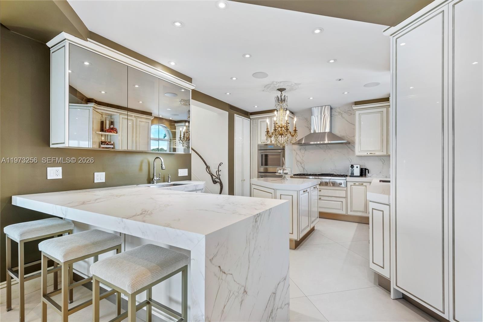 Multiple terraces and balconies overlooking the Atlantic